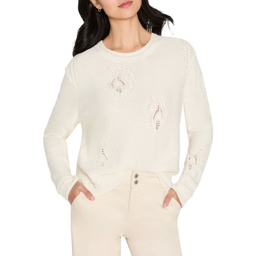 Nic+Zoe Womens Paisley Dot Sweater